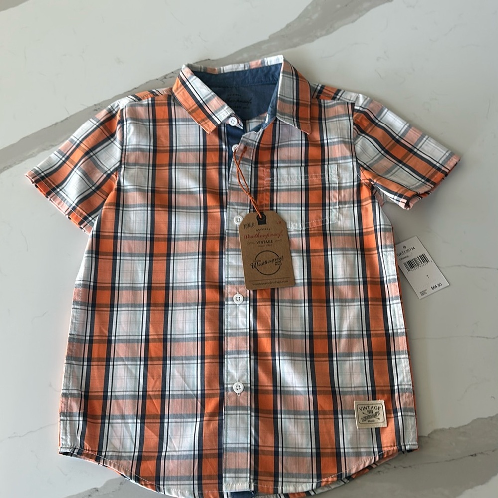 Boy’s original weatherproof vintage shirt sz 7
